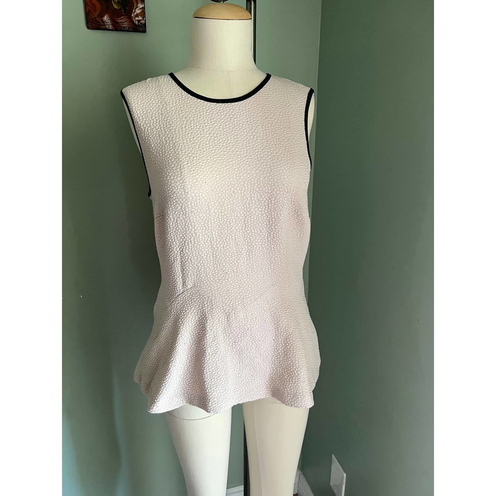 The Limited Pale Pink Colored Snug Fit Scoop Neck Small Top
